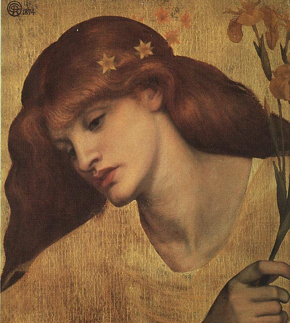 Dante Gabriel Rossetti Sancta Lilias China oil painting art